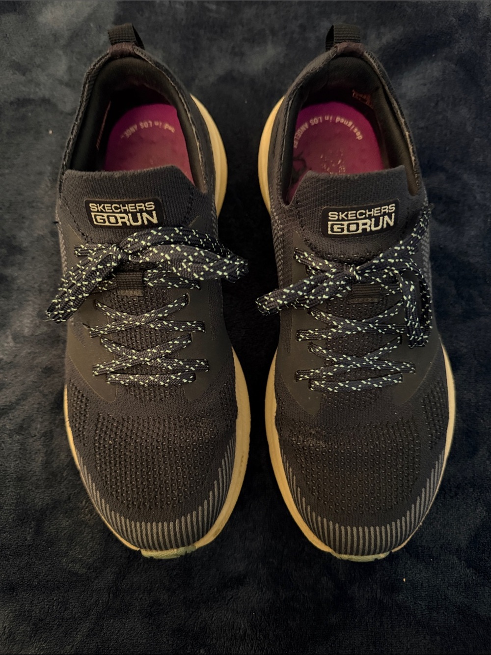 Skechers GOrun Knit Sneakers - Navy Blue